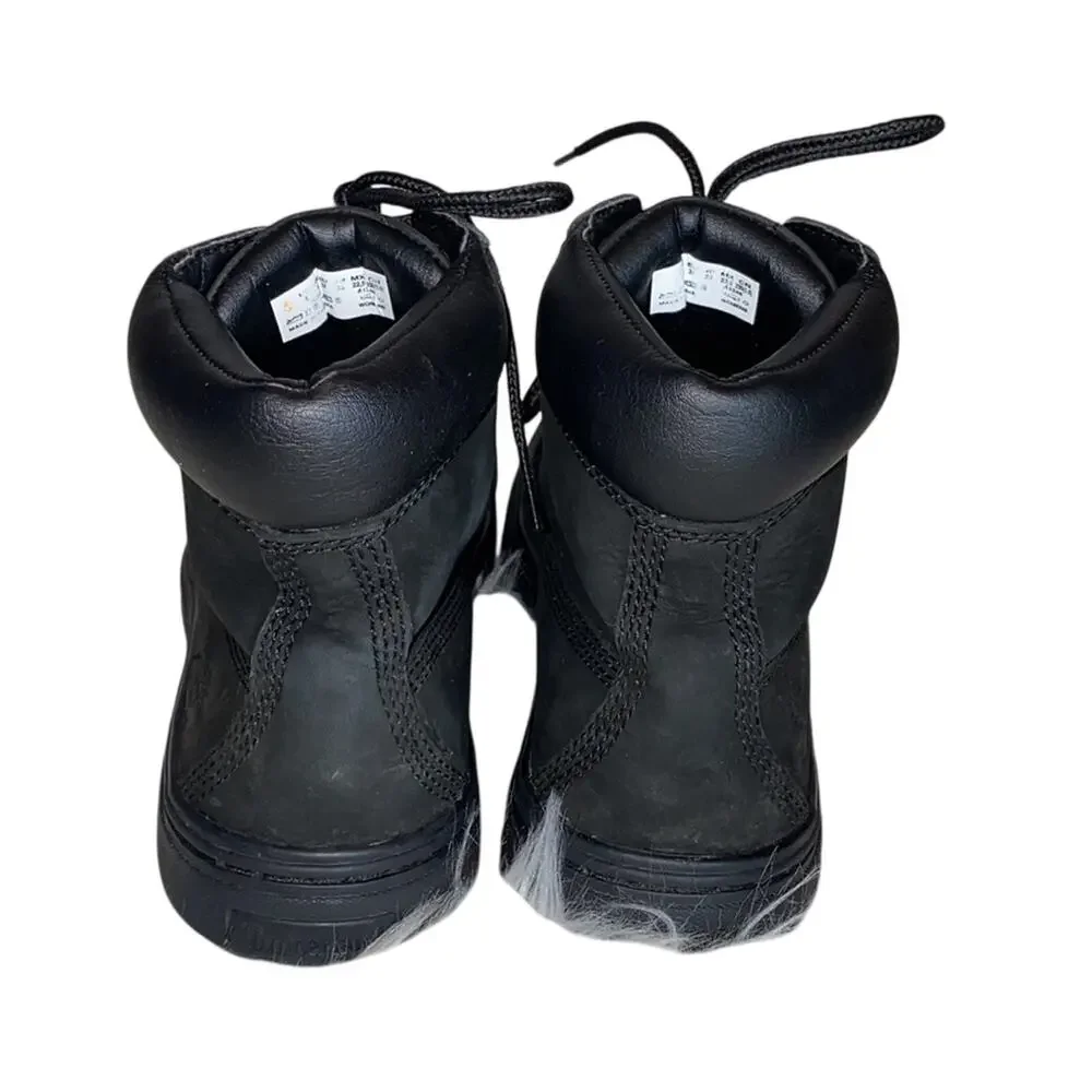 Timberland Black Londyn Leather Lace Up Sneakers 6